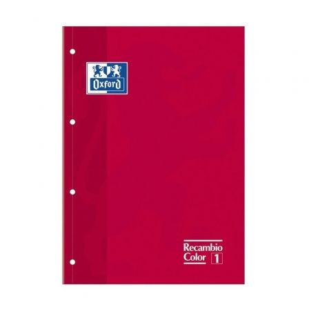 Oxford Recambio de Bloc Tapa Blanda A4+ 80 Hojas Cuadriculado Rojo Oxford Recambio de Bloc Tapa Blanda A4+ 80 Hojas Cuadriculado Rojo